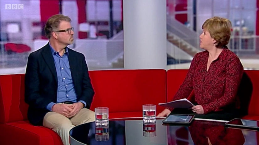 Tom Bryant on BBC News 16 Jan 2020